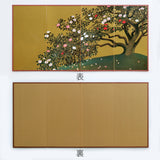 山種美術館ミニ屏風 速水御舟《名樹散椿》(重要文化財)