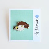 西山翠嶂《狗子》　ピンバッジ