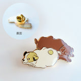 西山翠嶂《狗子》　ピンバッジ